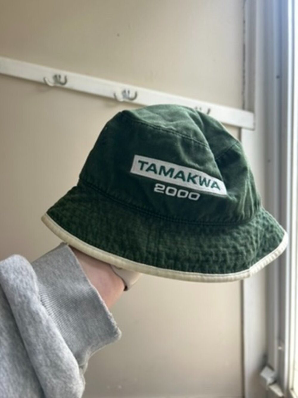 🪵🏕️ Vintage Camp Tamakwa Y2K Bucket Hat – Kids Small 🏕️🪵